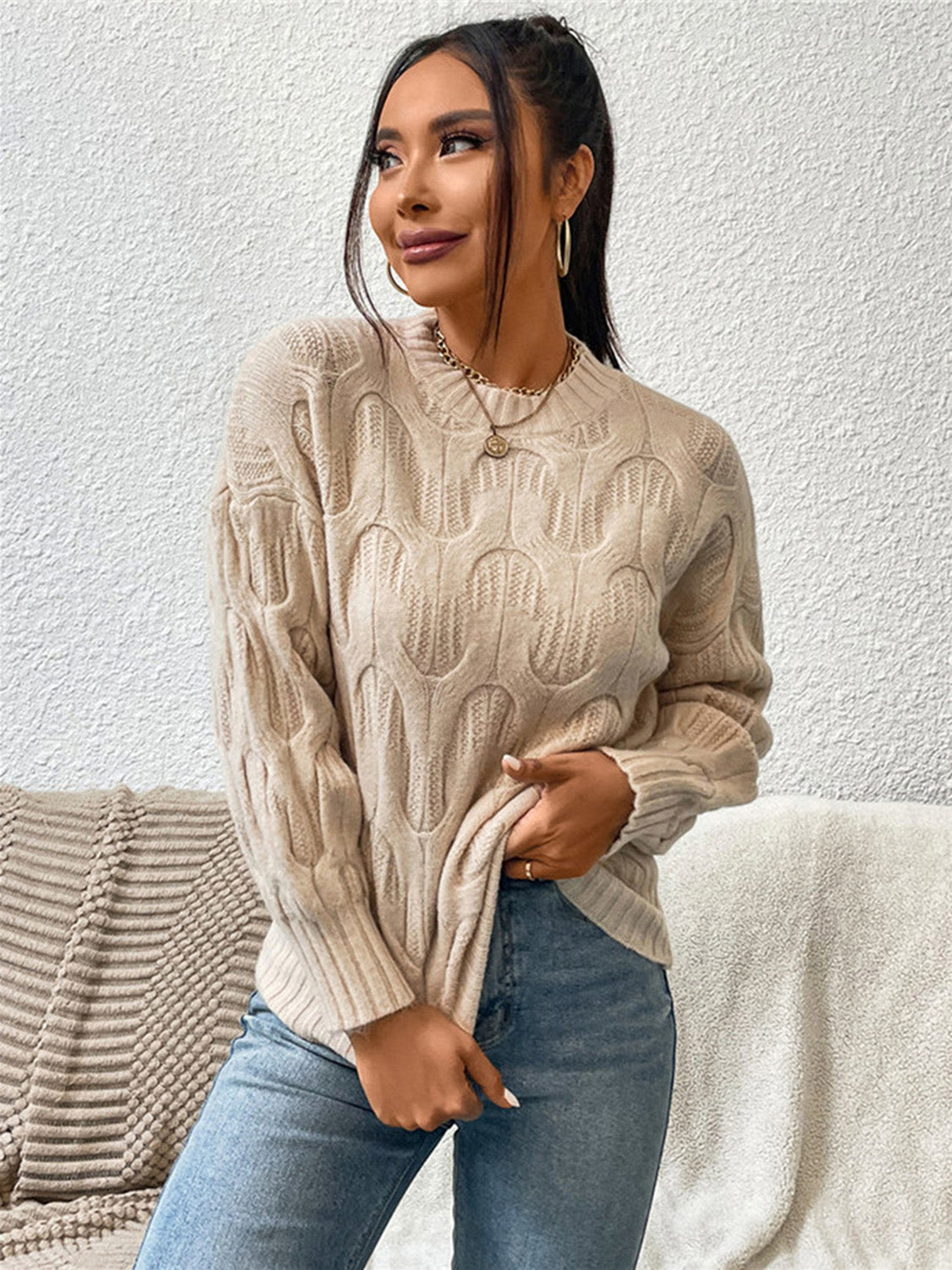 Round Neck Sweater