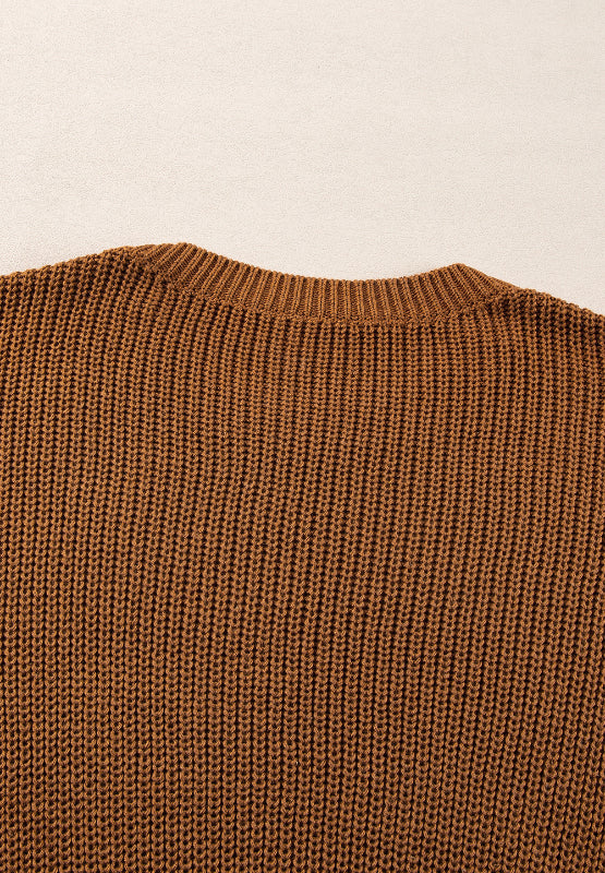 Pearl Sleeve-Detail Sweater