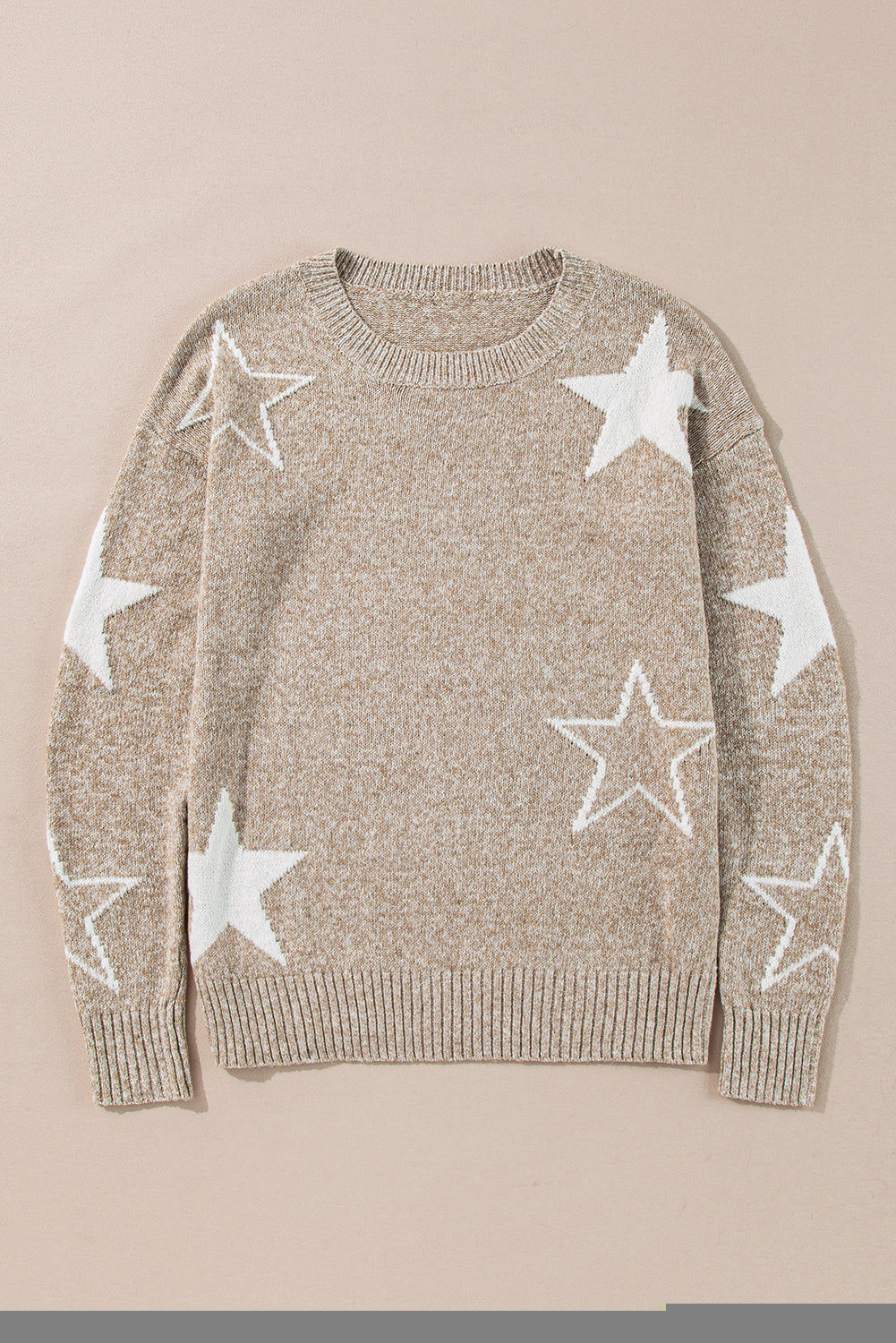 Khaki Star Sweater