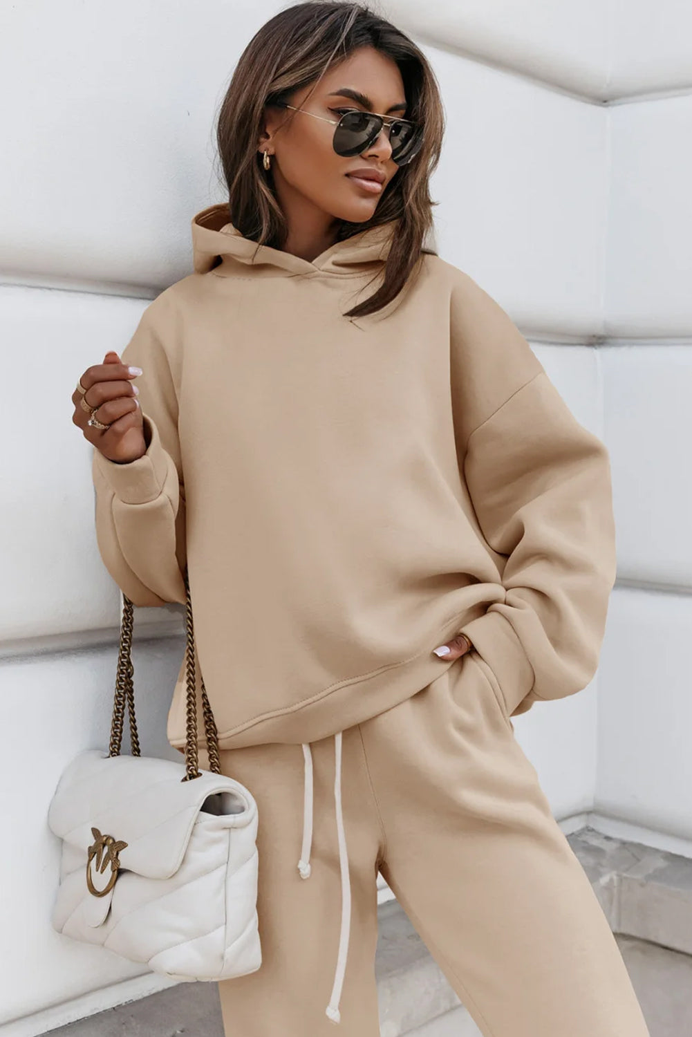 Hooded Sweatshirt & Sweatpants Set