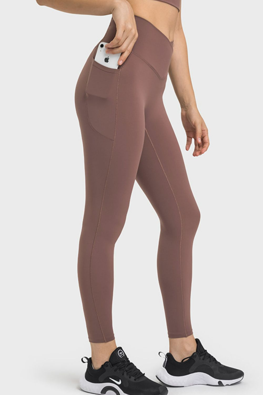 Crossover Active Leggings w/ Pockets