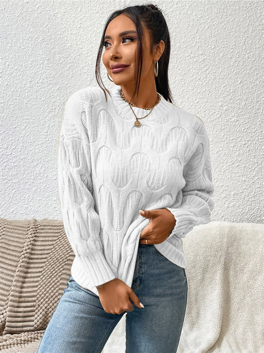 Round Neck Sweater