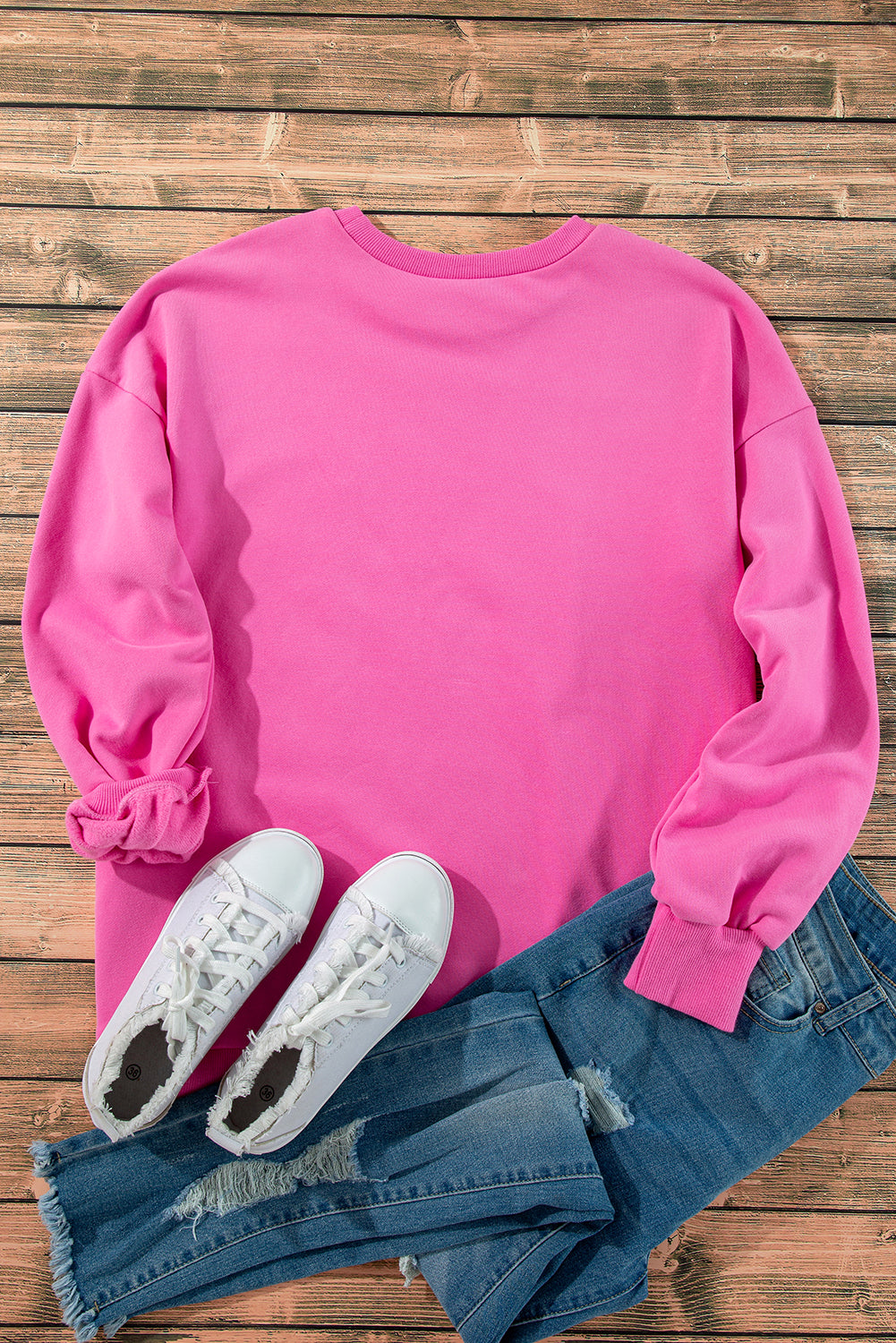 Fleece High Low Sweatshirt